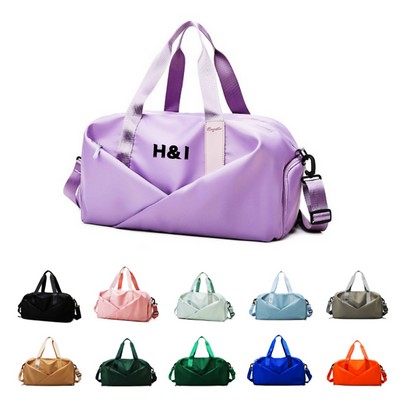 Dry Wet Separated Sports Duffel Bag